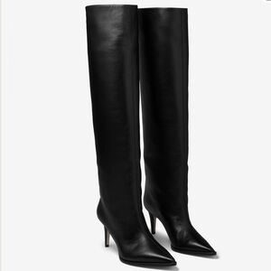Tamara Mellon Black Knee High Boots
